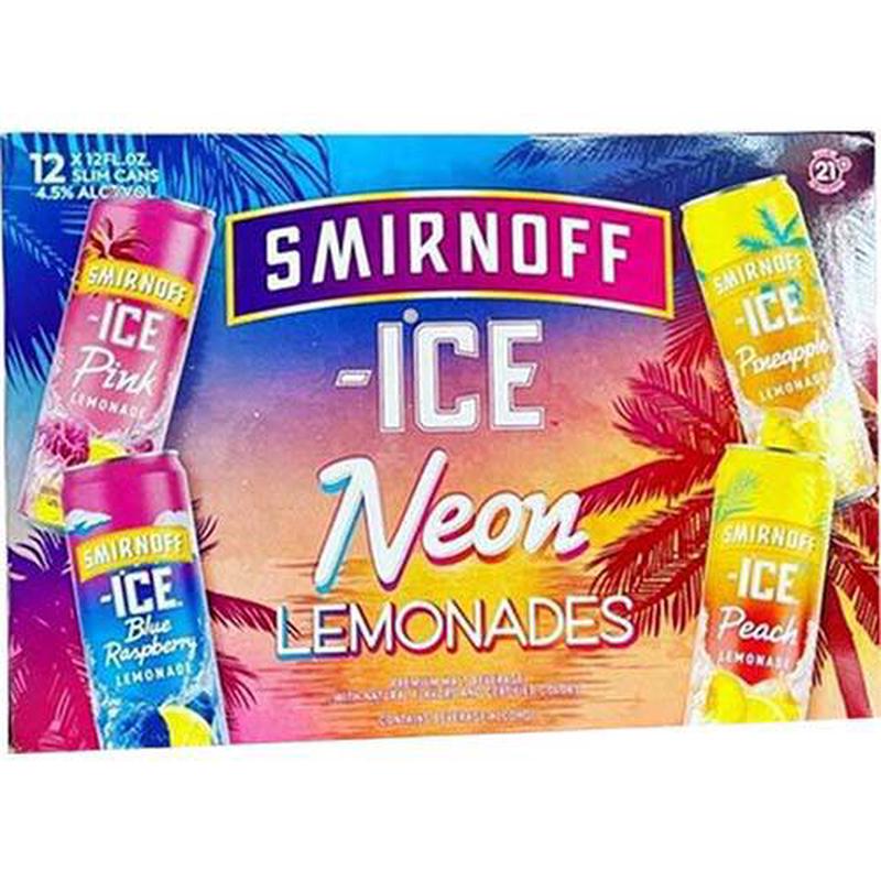 Smirnoff Ice Neon Lemonade Variety 12pk-12oz Cans