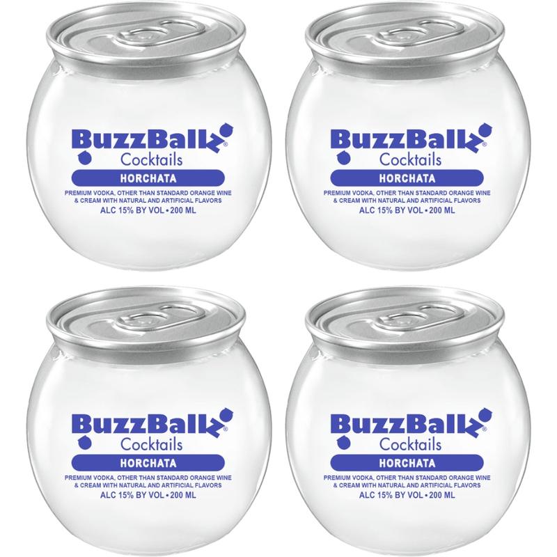 Buzzballz Horchata Pre-Mixed Cocktails 4-Pack