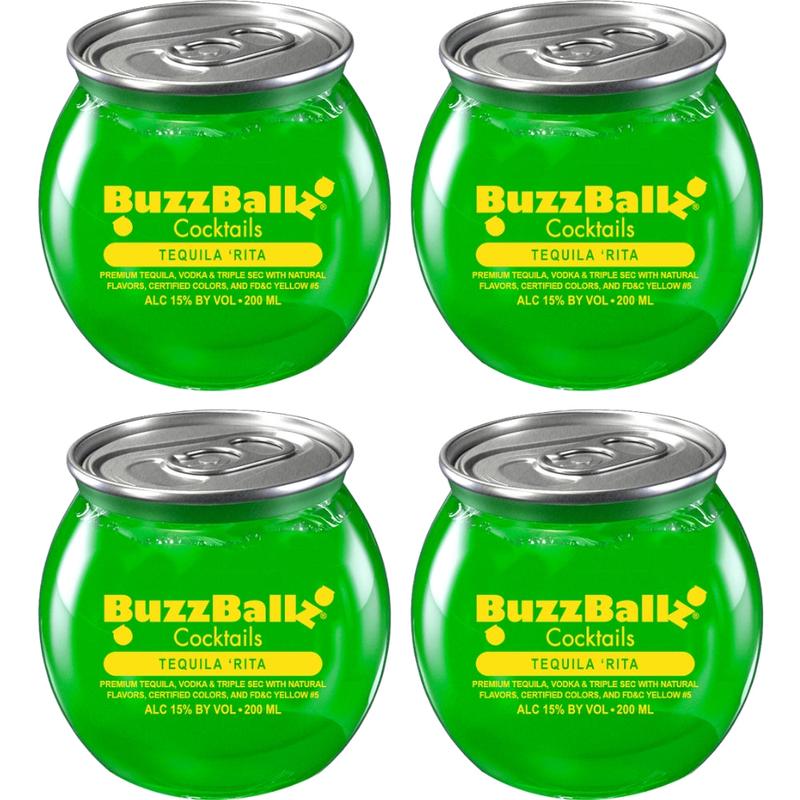 Buzzballz Tequila 'Rita Pre-Mixed Cocktails 4-Pack