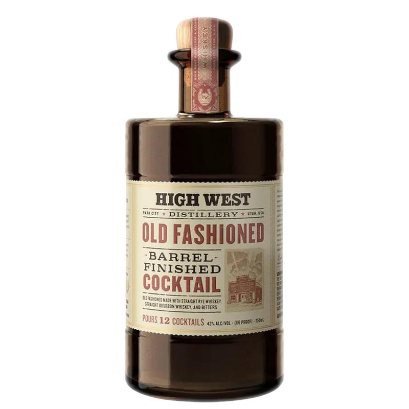 High West Old Fashioned Barrel Finished Cocktail