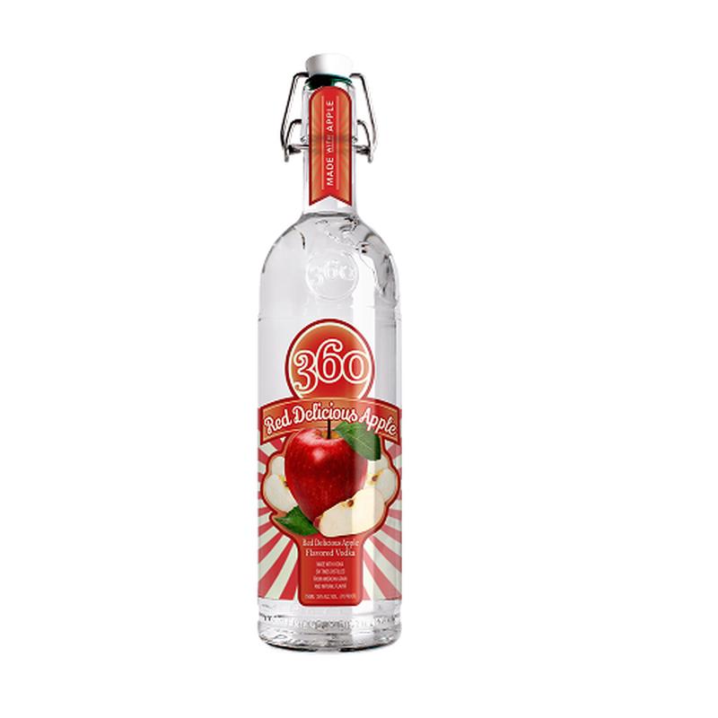 360 Vodka Red Delicious Apple - 750ML