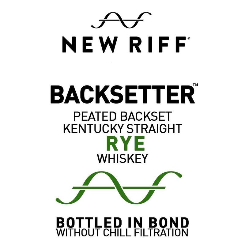 New Riff Backsetter Peated Backset Rye Whiskey