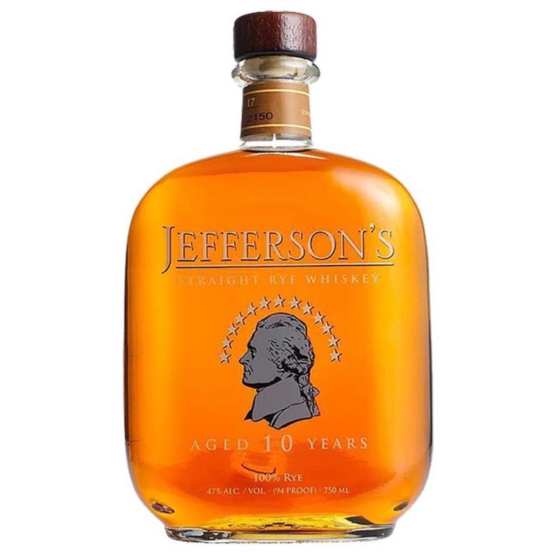 Jeffersons 10 Year Old Rye Whiskey