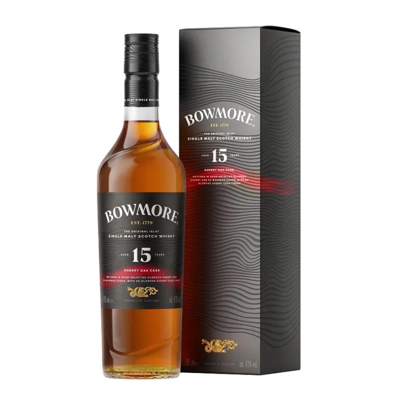 Bowmore 15 Year Old Sherry Cask Islay Single Malt Scotch Whisky
