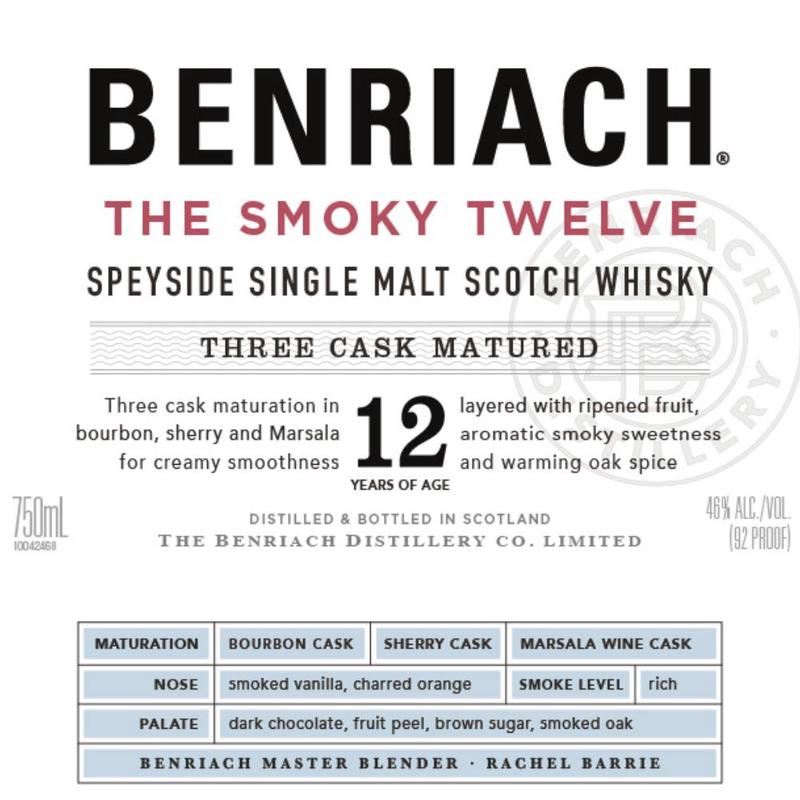 BenRiach The Smoky Twelve 12 Year Old