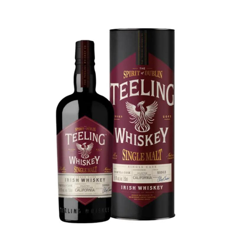 Teeling Single Malt Tequila Cask Irish Whiskey Selected Exclusively for California
