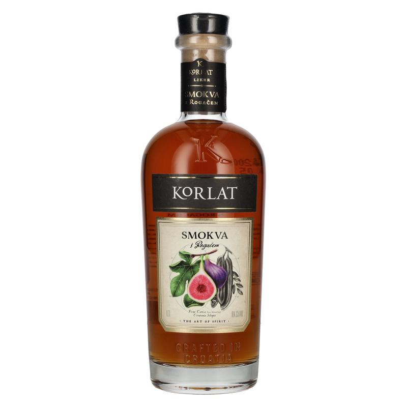 Korlat SMOKVA s Rogachem Feigenlikloer 25% Vol. 0,7l