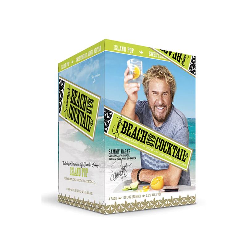 Sammy Hagar Island Pop Beach Bar Cocktail 4pk