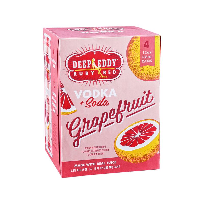 Deep Eddy Vodka Seltzer Grapefruit 4pk