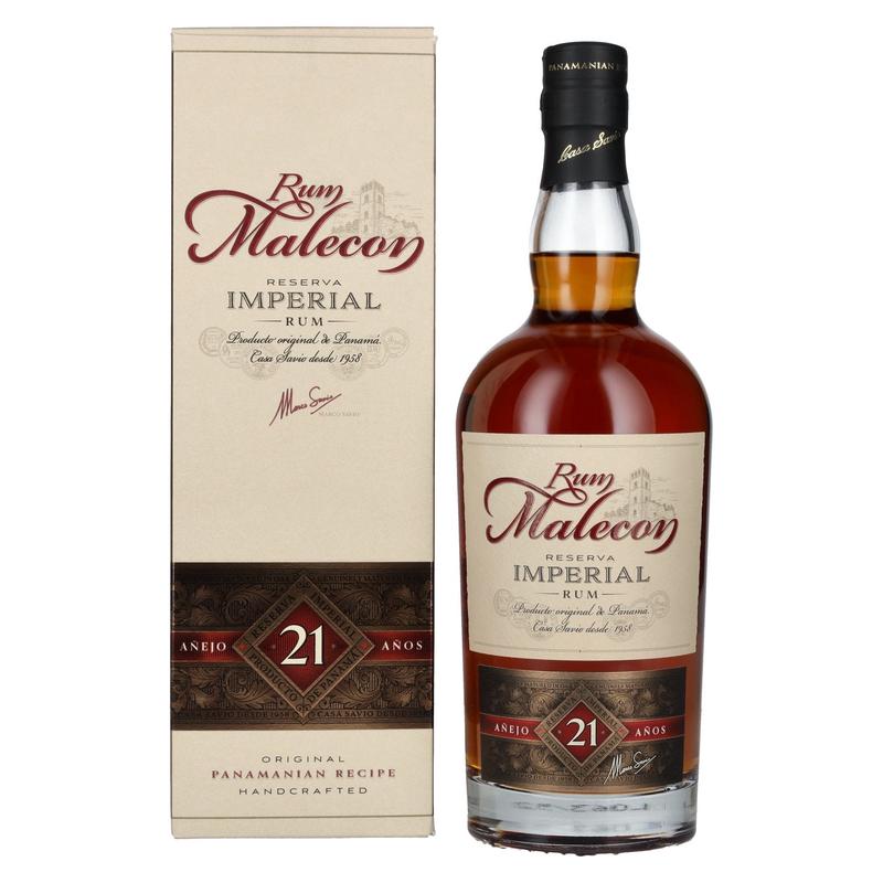 Rum Malecon Anejo 21 Anos Reserva Imperial 40% Vol. 0,7l in Giftbox