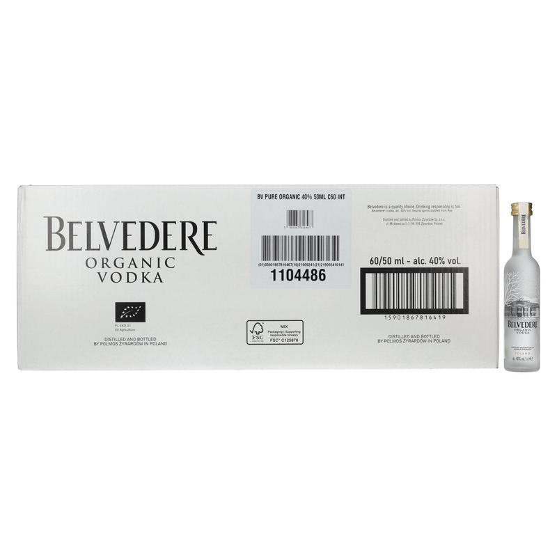 Belvedere Organic Vodka 40% Vol. 60x0,05l