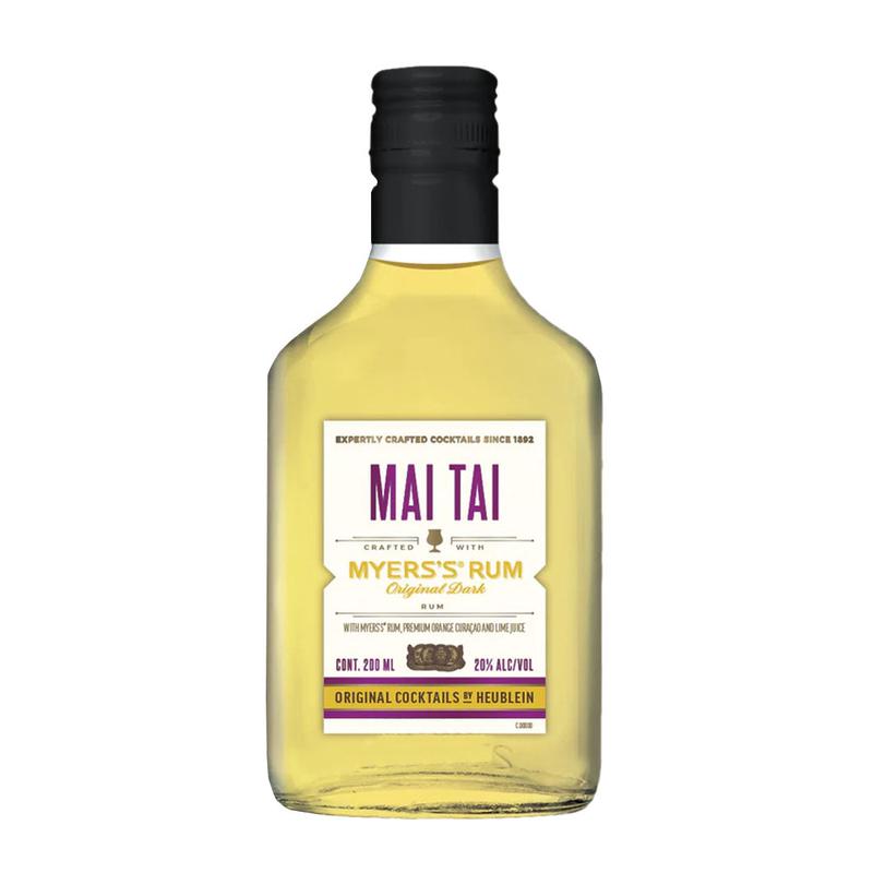 Original Cocktails by Heublein Mai Tai Crafted with Myers's Original Dark Rum 200ML