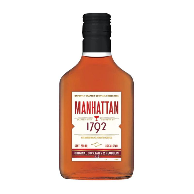 Original Cocktails by Heublein Manhattan Crafted with Bourbon by 1792 200ML