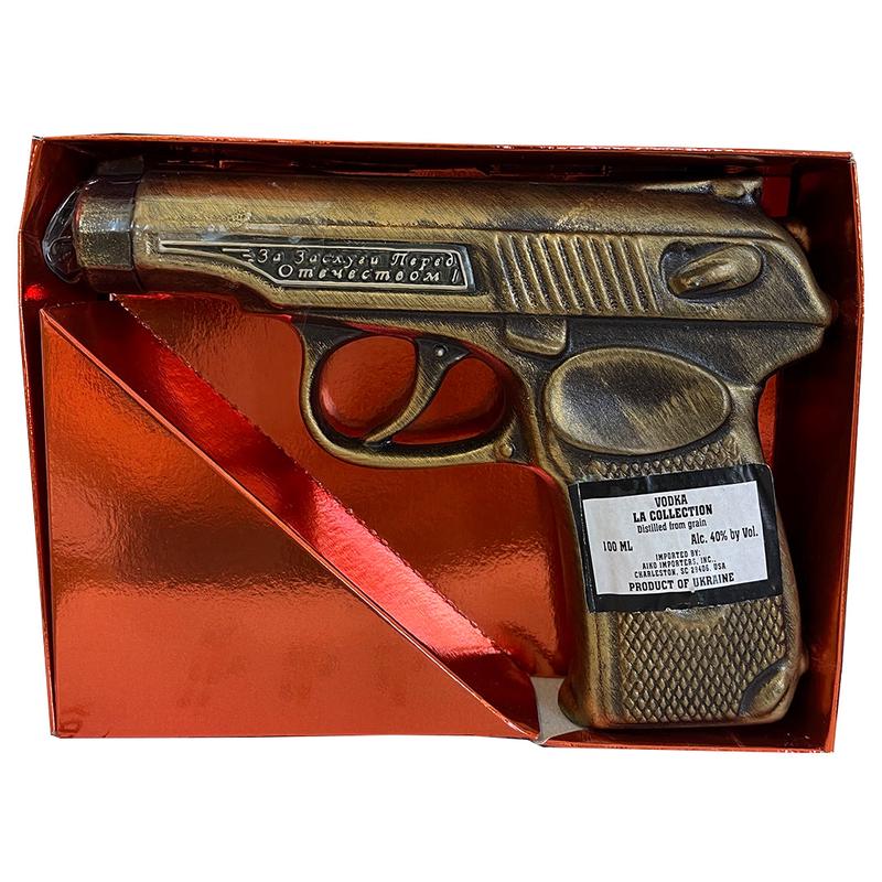 Zlatogor Makarov Pistol Gold Vodka 100ML