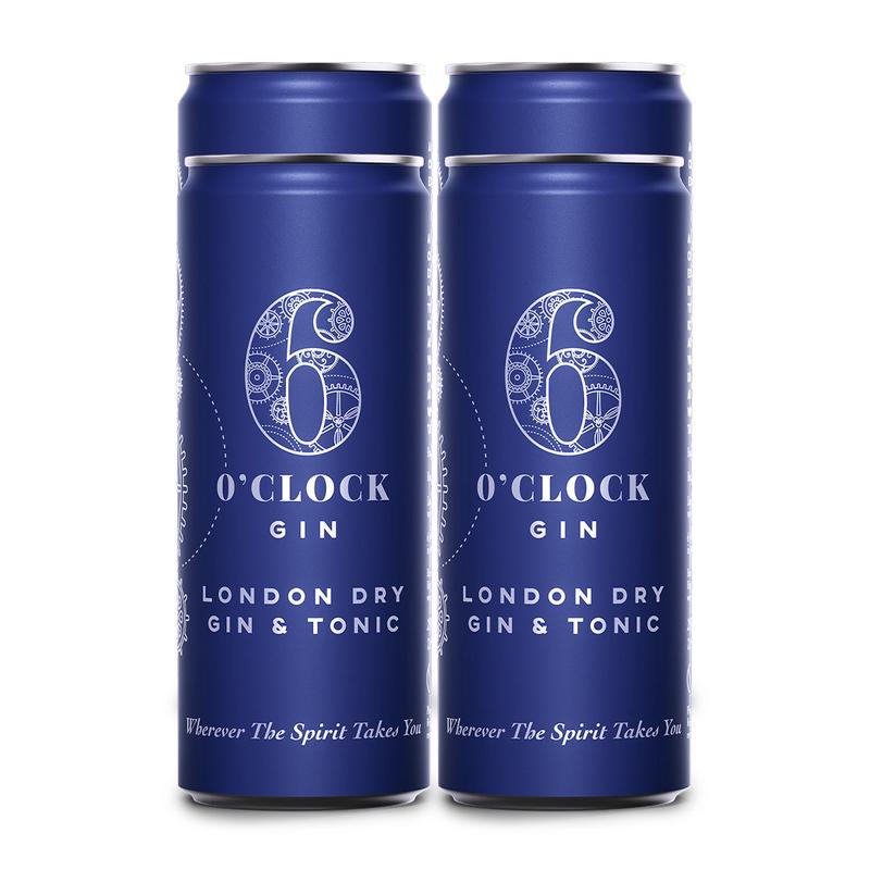 6 O'Clock Gin & Tonic 4 PK