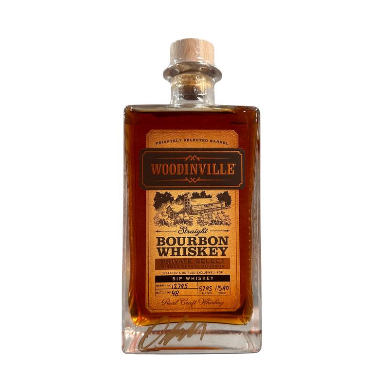 Woodinville 'Tush Push Reserve' Sip Whiskey Private Select Single Barrel Bourbon