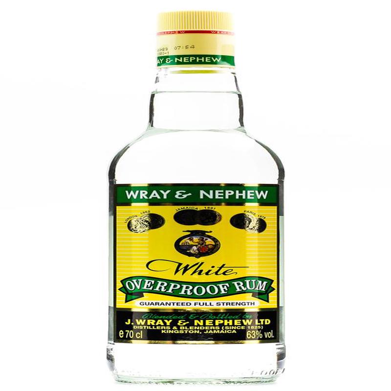 Wray & Nephew Overproof White Rum 63% 700ml