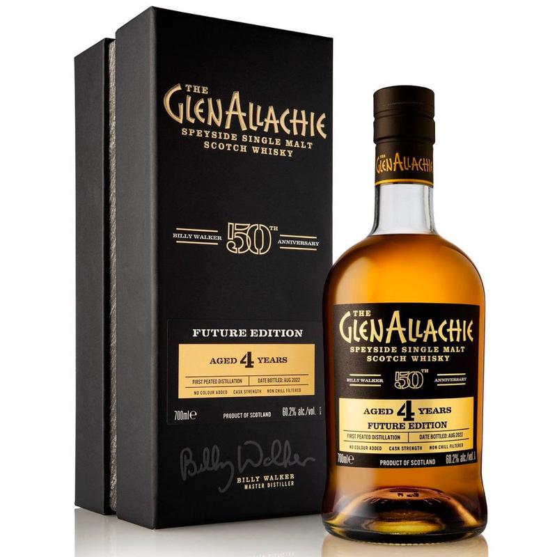 The GlenAllachie Billy Walker 50th Anniversary 4 Year Peated Scotch Whisky