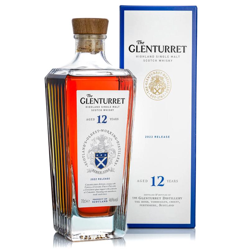The Glenturret 12 Year Old Highland Single Malt Scotch Whisky