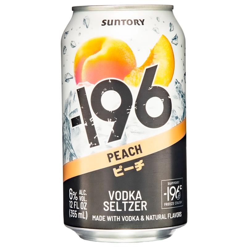 -196 Suntory Peach Vodka Seltzer 4PK