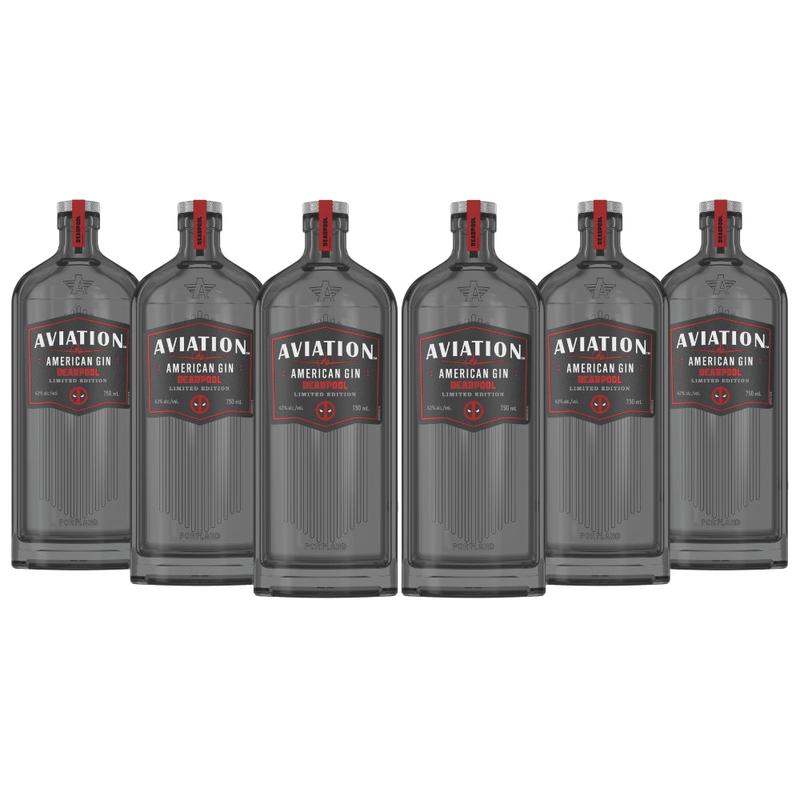 Aviation American Gin Deadpool Limited Edition 6PK
