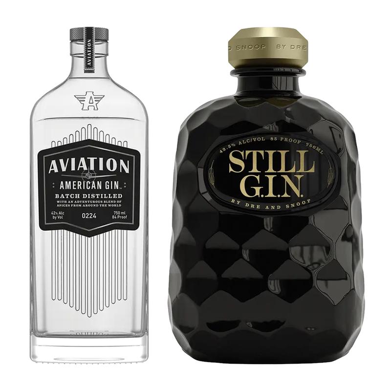 Aviation American Gin Batch Distilled & Still G.I.N. Dry Gin Bundle