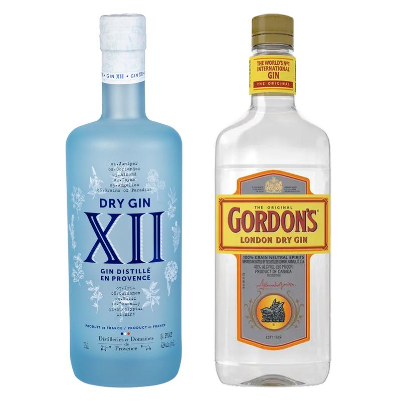 Xii Dry Gin & Gordon's London Dry Gin Bundle