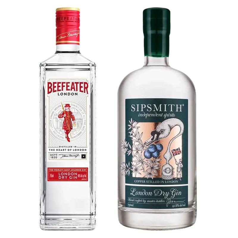 Beefeater London Dry Gin & Sipsmith London Dry Gin Bundle