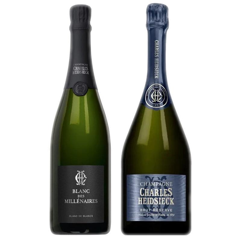 Charles Heidsieck Champagne Brut Blanc des Millenaires & Charles Heidsieck Champagne Brut Reserve Bundle