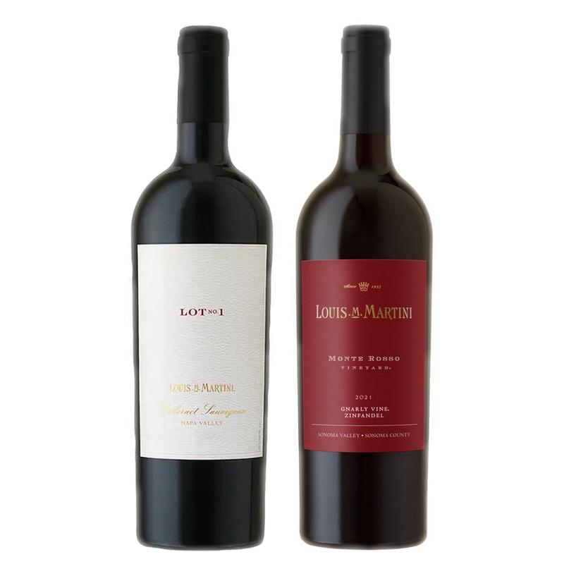Louis Martini Cabernet Sauvignon & Louis Martini Zinfandel Gnarly Vine Bundle