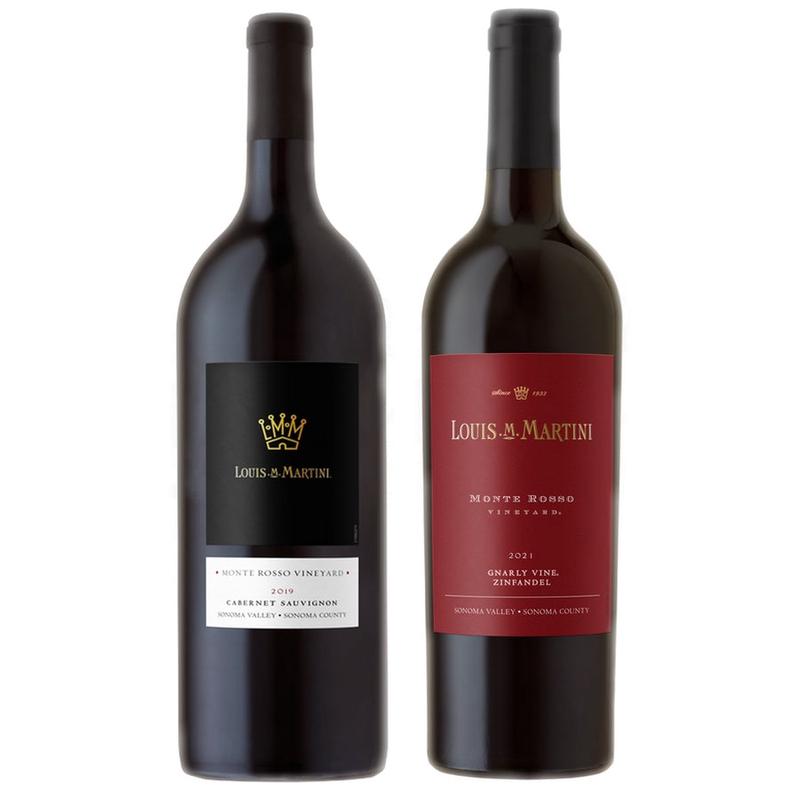 Louis Martini Cabernet Sauvignon Monte Rosso & Louis Martini Zinfandel Gnarly Vine Bundle