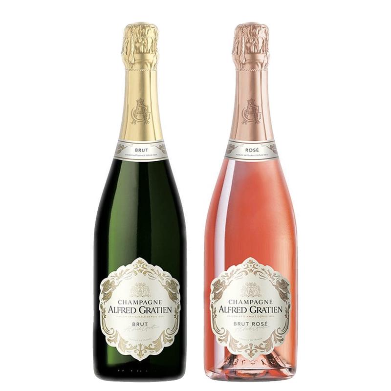 Alfred Gratien Champagne Brut & Alfred Gratien Champagne Brut Rose Bundle