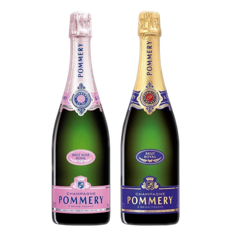Pommery Champagne Brut Rose & Pommery Champagne Brut Royal Bundle