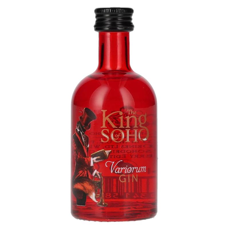 The King of Soho Variorum Gin Strawberry Edition 37,5% Vol. 0,05l