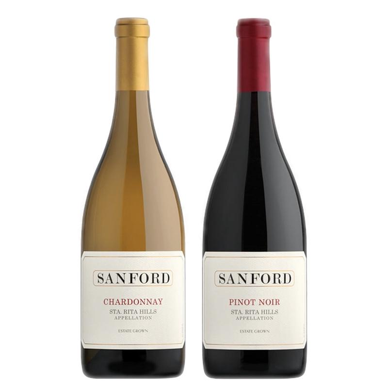 Sanford Chardonnay Santa Rita Hills & Sanford Pinot Noir Santa Rita Hills Bundle
