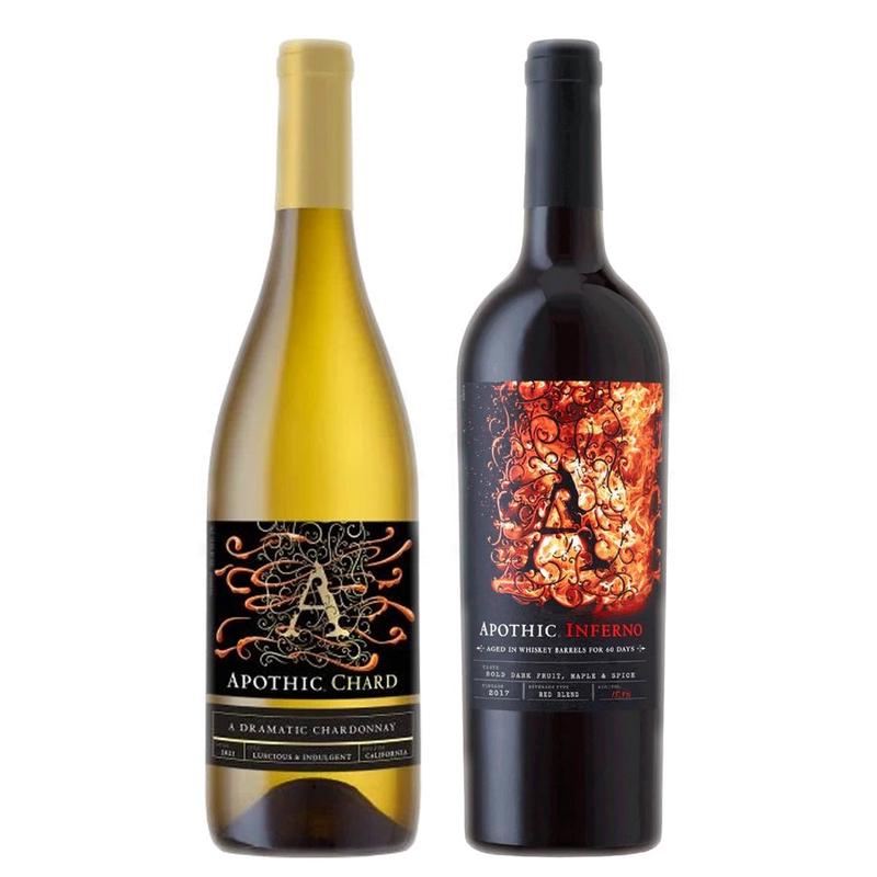 Apothic Chard & Apothic Inferno Red Blend Bundle
