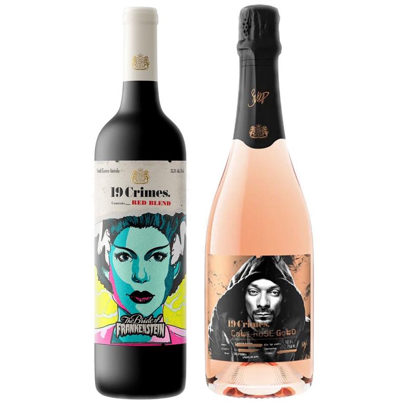 19 Crimes Bride Of Frankenstn & 19 Crimes Cali Rose Bundle
