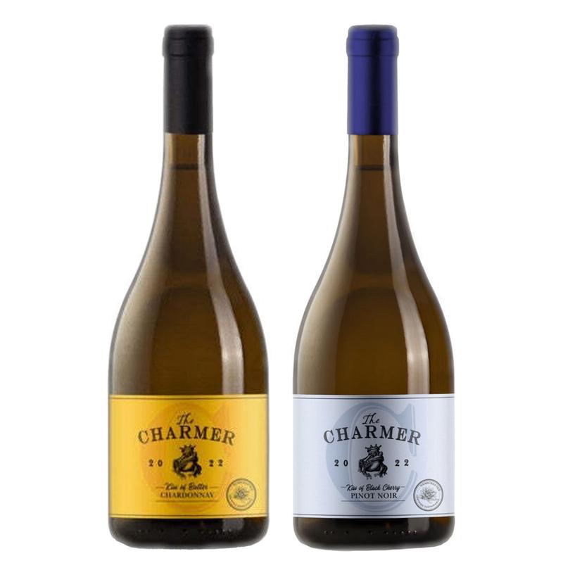 The Charmer Chardonnay Kiss Butter & The Charmer Pinot Noir Kiss Black Cherry Bundle