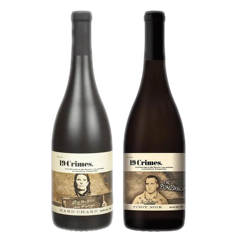 19 Crimes Hard Chardonnay & 19 Crimes The Punishment Pinot Noir Bundle