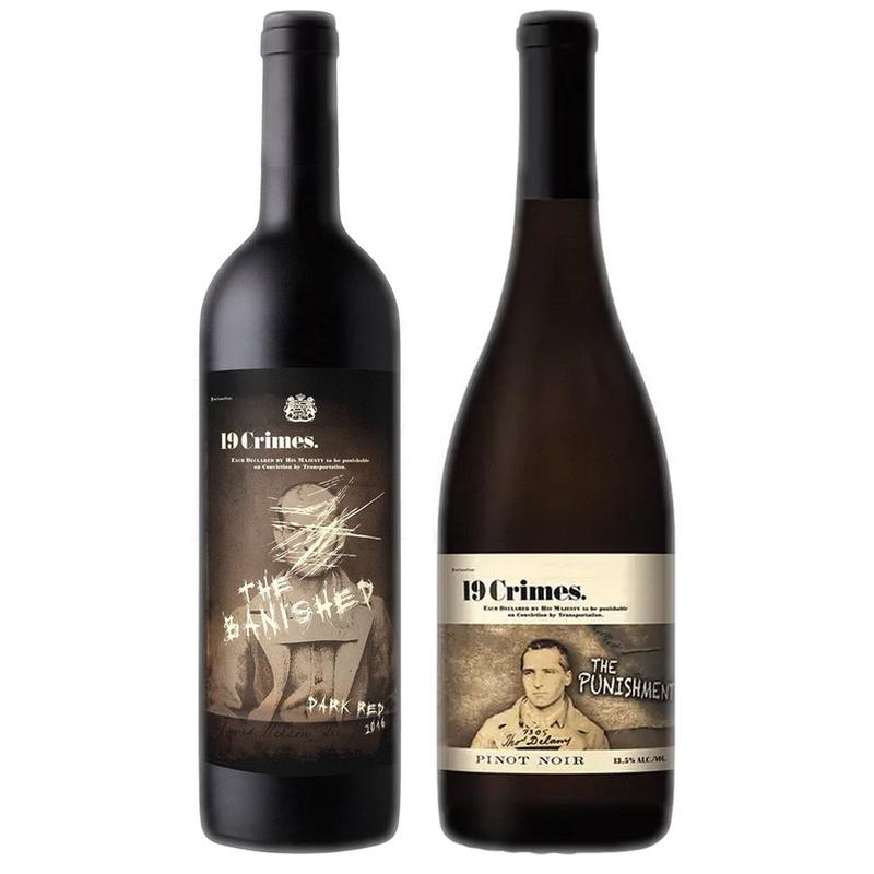 19 Crimes The Banished Red & 19 Crimes The Punishment Pinot Noir Bundle