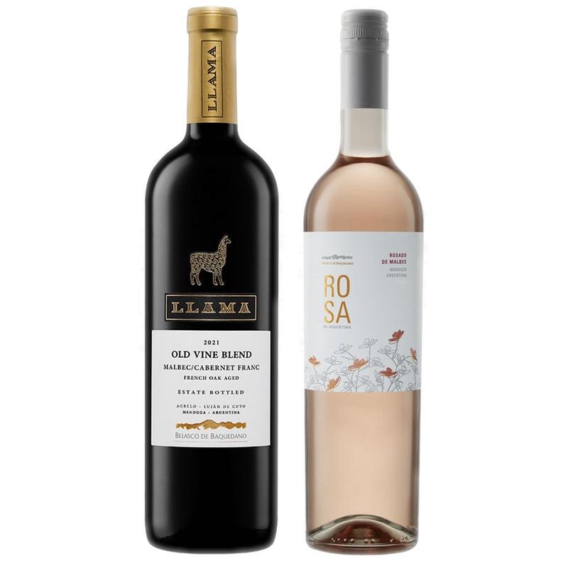Belasco Llama Red Old Vine & Belasco Rosa Argentine Bundle