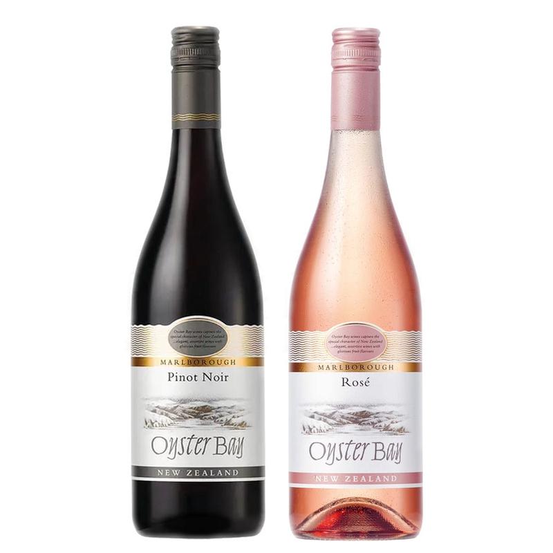 Oyster Bay Pinot Noir Marlborough & Oyster Bay Rose Wine Marlborough Bundle