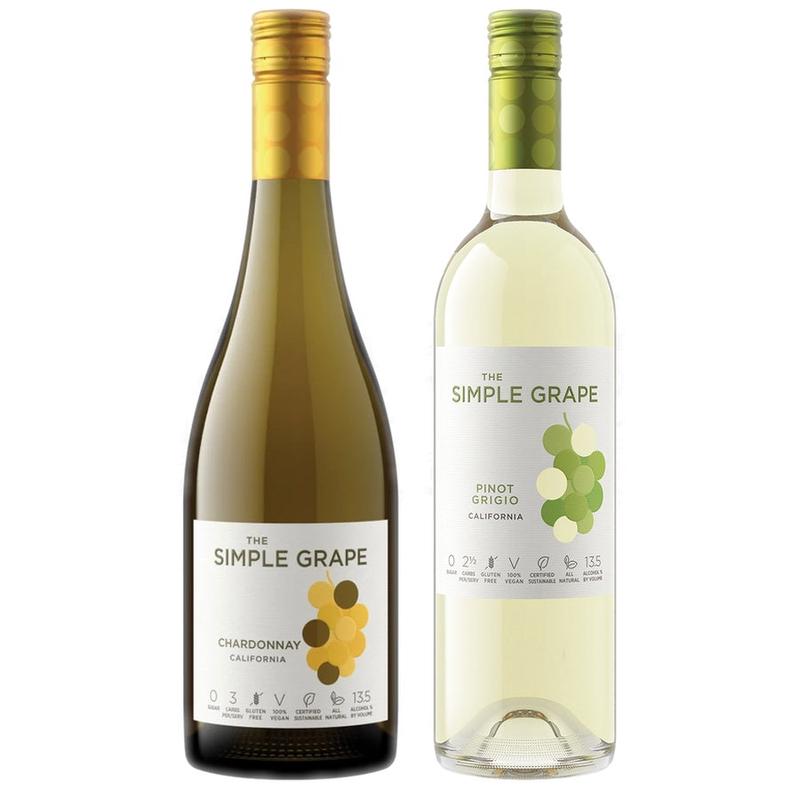 The Simple Grape Chardonnay & The Simple Grape Pinot Grigio Bundle