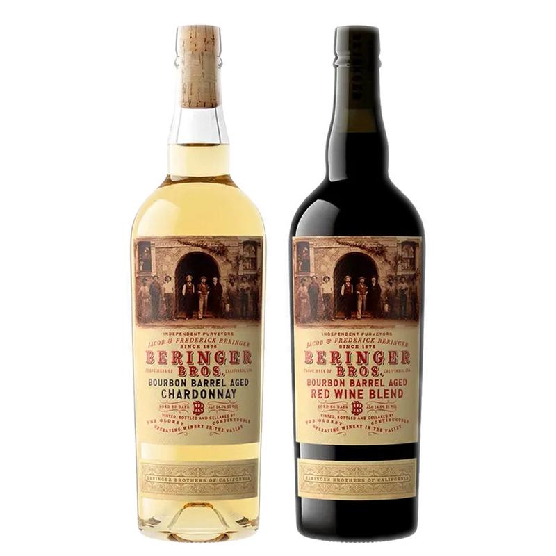 Beringer Bros. Bourbon Barrel Aged Chardonnay & Beringer Bros. Bourbon Barrel Aged Red Blend Bundle