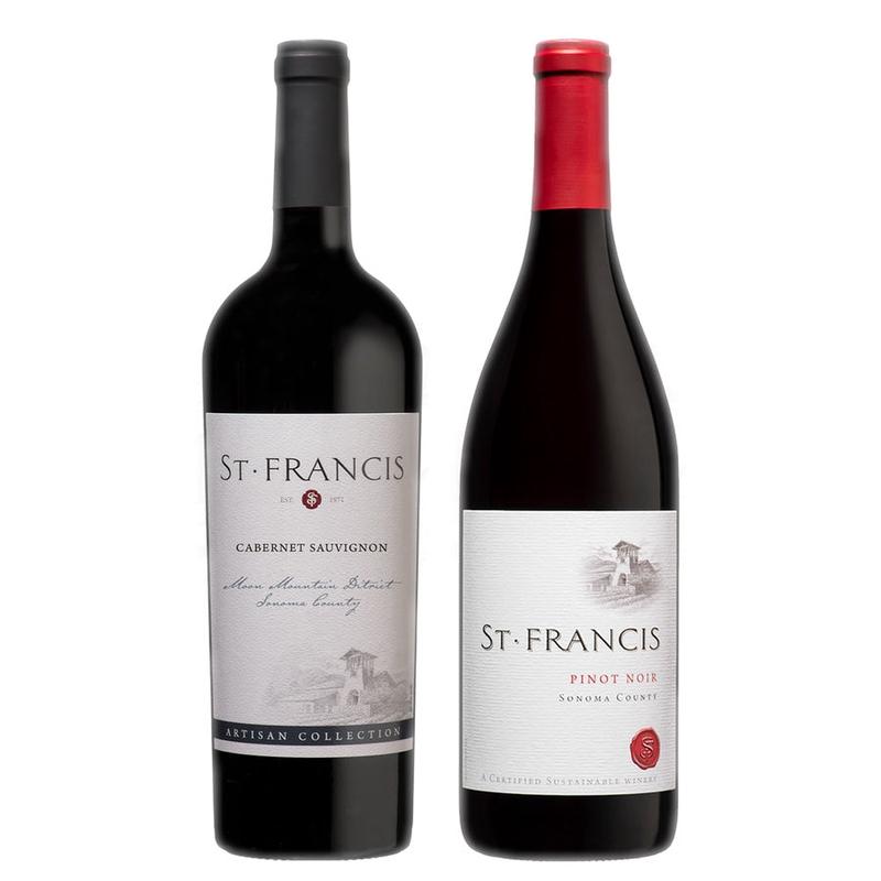 St. Francis Cabernet Sauvignon & St. Francis Pinot Noir Bundle
