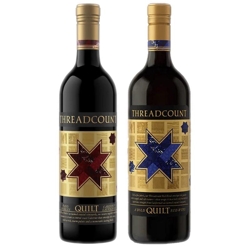 Threadcount By Quilt Cabernet Sauvignon Pas & Threadcount By Quilt Red Bundle