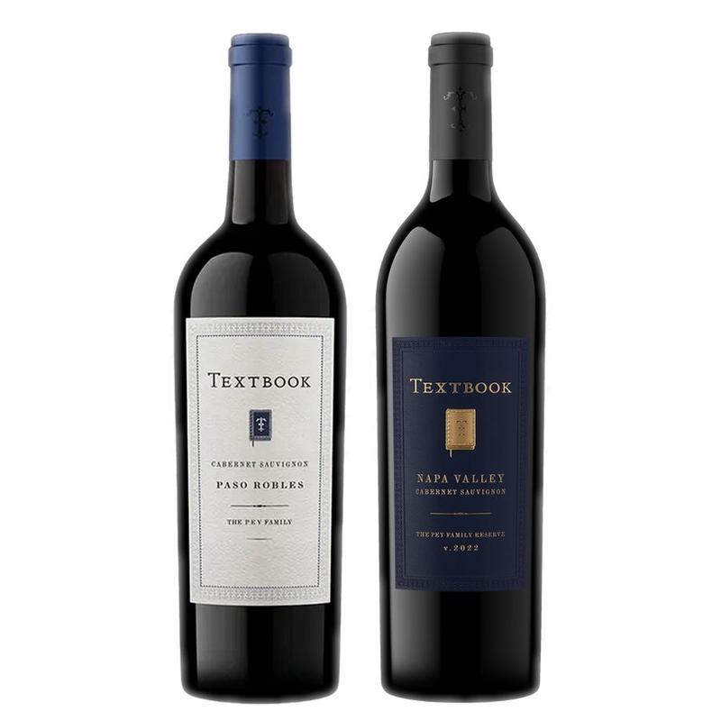 Textbook Paso Robles Cabernet Sauvignon & Textbook Reserve Napa Cabernet Sauvignon Bundle