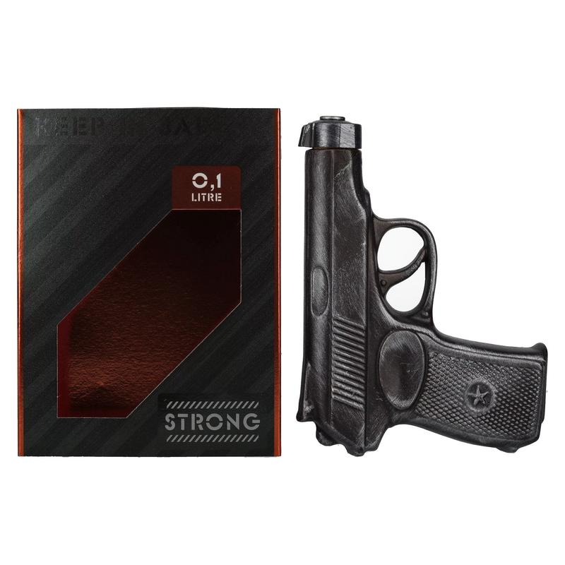 Zlatogor Makarov Pistole Vodka 38% Vol. 0,1l in Giftbox