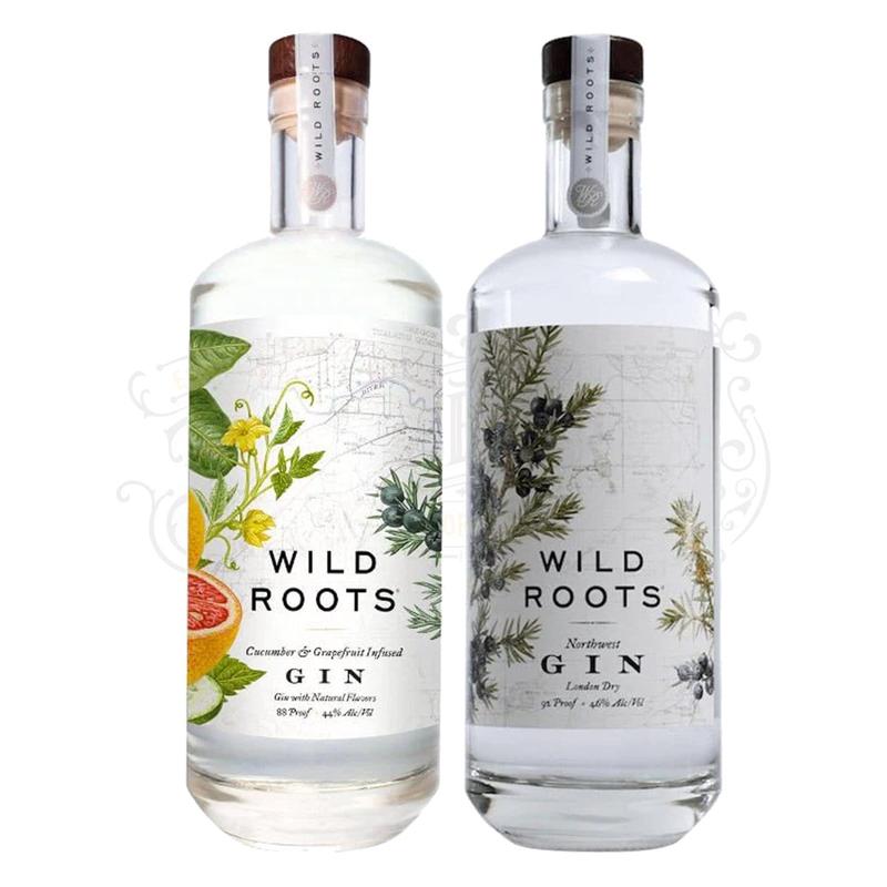 Wild Roots Cucumber & Grapefruit Infused & London Dry Gin Bundle