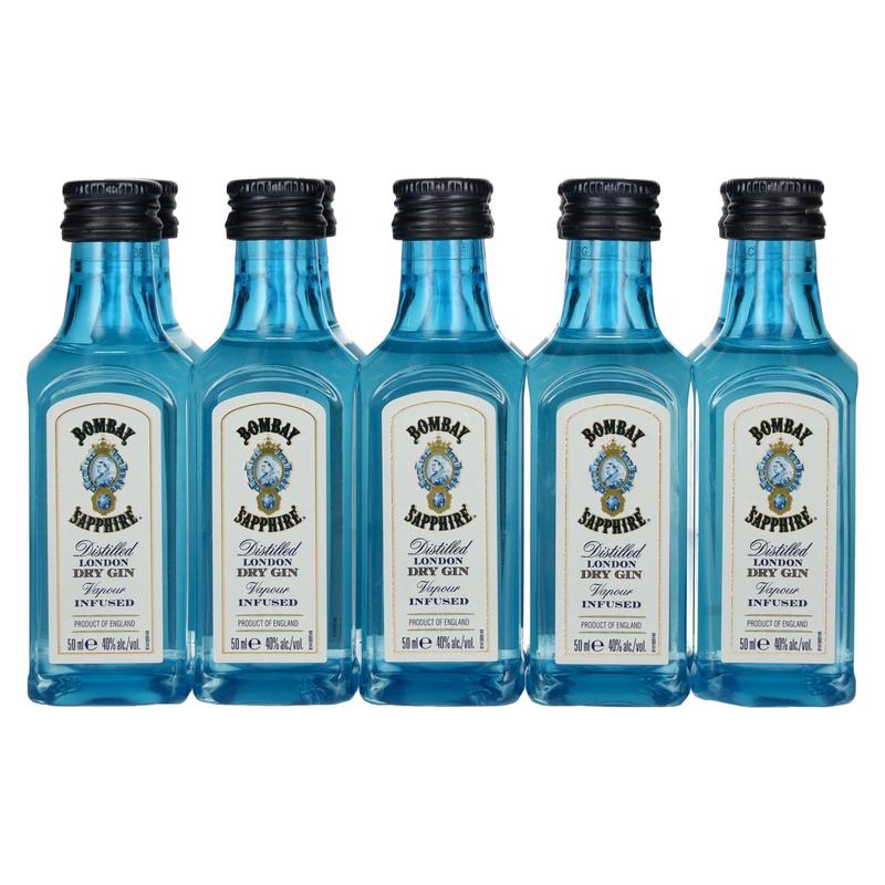 Bombay SAPPHIRE London Dry Gin 40% Vol. 10x0,05l PET